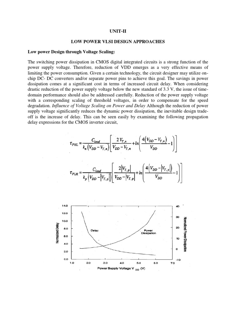 Low Power VLSI Design Techniques | PDF | Cmos | Mosfet