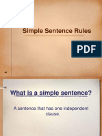 Simple Sentence Overhead