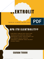 Elektrolit: Natrium, Klorida, Koloid, Kristakoloid