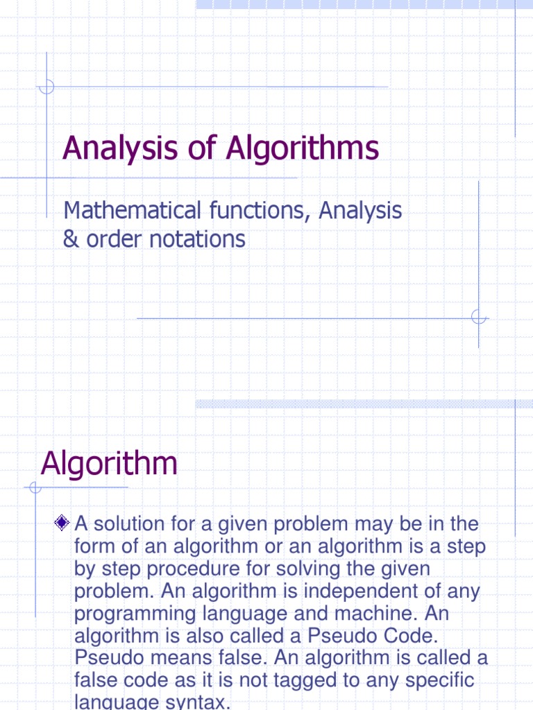 Lecture 01 - Algorithm & Flow Chart | PDF | Time Complexity | Algorithms