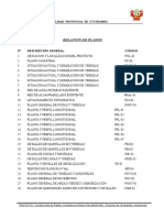 RELACIÓN DE PLANOS .doc