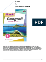 Mandiri Geografi Untuk Sma Ma Kelas X