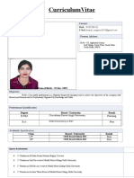 Sangeeta Resume