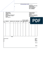 GST Invoice Format Excel Download Finacbooks