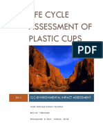 Life Cycle Assessment of Plastic Cups