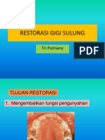 Restorasi Gigi Sulung - KBK