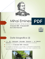 Mihai Eminescu prezentare