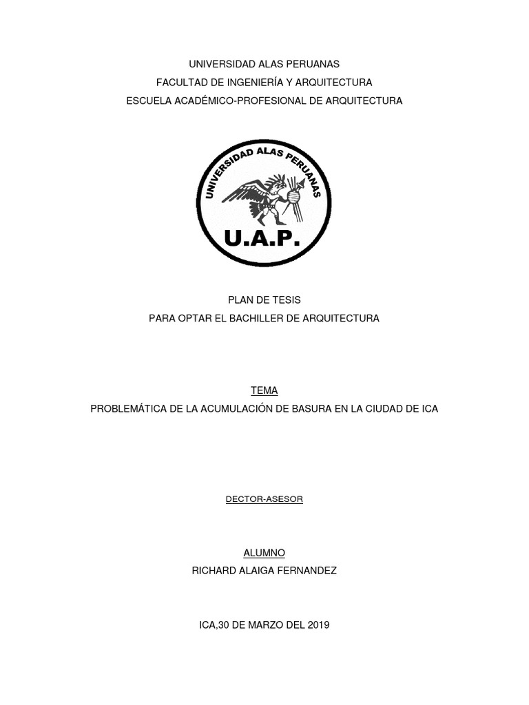 Problemas de basura en Ica | PDF | Reciclaje | Residuos