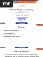Utemocw - Betm 3583 Vibration Analysis and Monitoring - Lecture 2 2 Edited