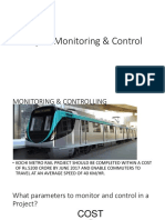 Project Monitoring & Control