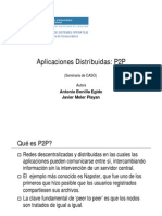 Aplicaciones Distribuidas: P2P: (Seminaris de CASO) Autors