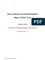 PPS Lab Problem Statements With Write-Up Format