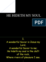 He Hideth My Soul in the Cleft of the Rock
