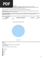 Section Questions Attempted Correct Score Assessment 20/20 11 55