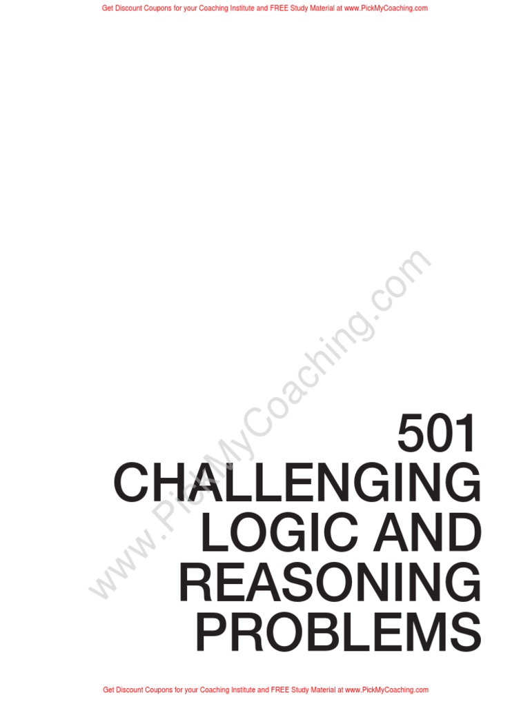 18 Logical Reasoning PDF | PDF | Reason | Logic image.
