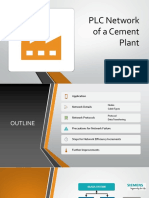 PLC Network of A Cement Plant