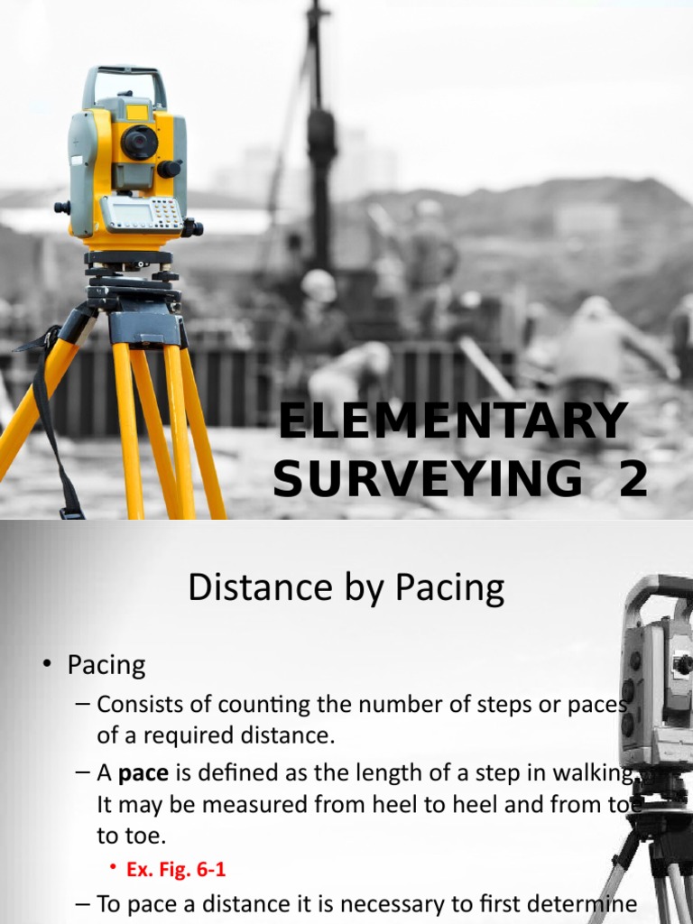 Elementary Surveying Topic 2 PDF Surveying Accuracy And Precision
