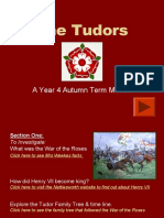 The Tudors: A Year 4 Autumn Term Module