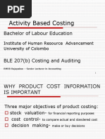 No.2 Activity Based Costing