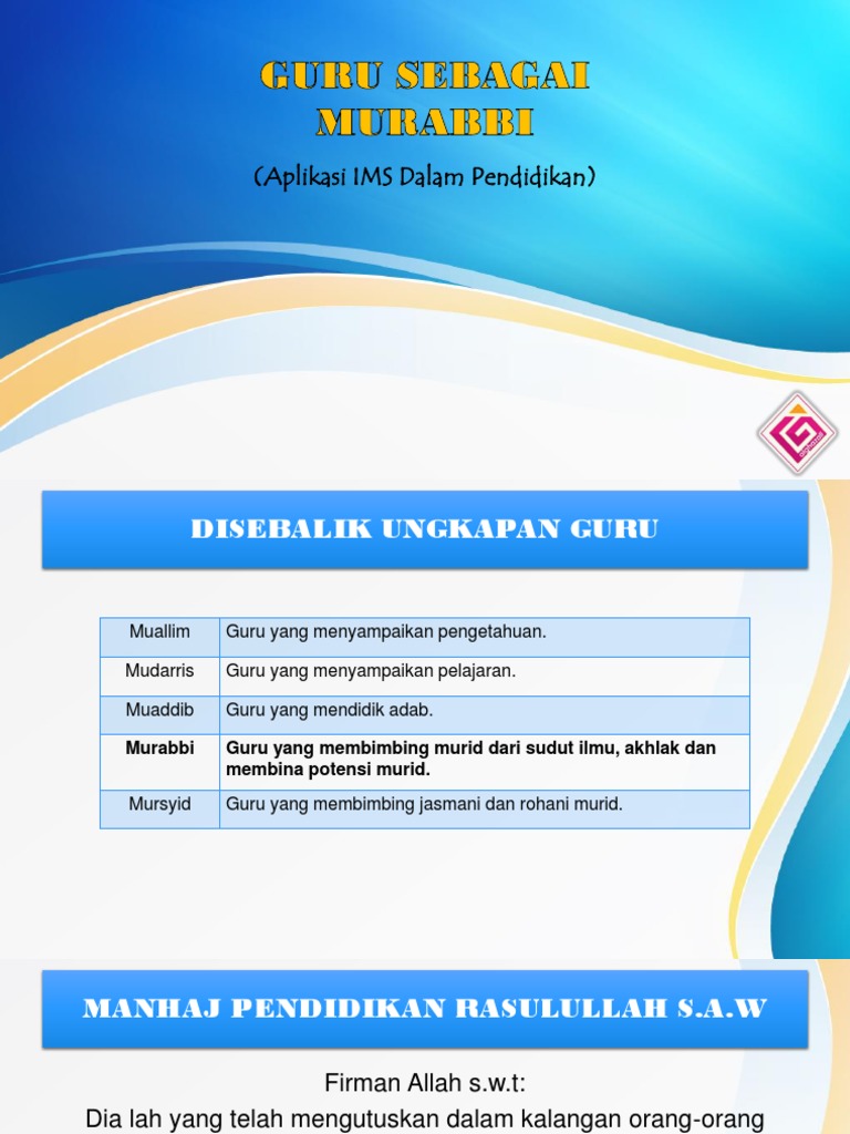 Guru Sebagai Murabbi Pdf