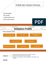 Kebijakan Publik Dan Industri Farmasi