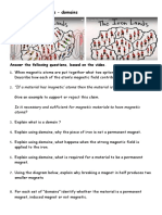 Questions On Magnets - Domains