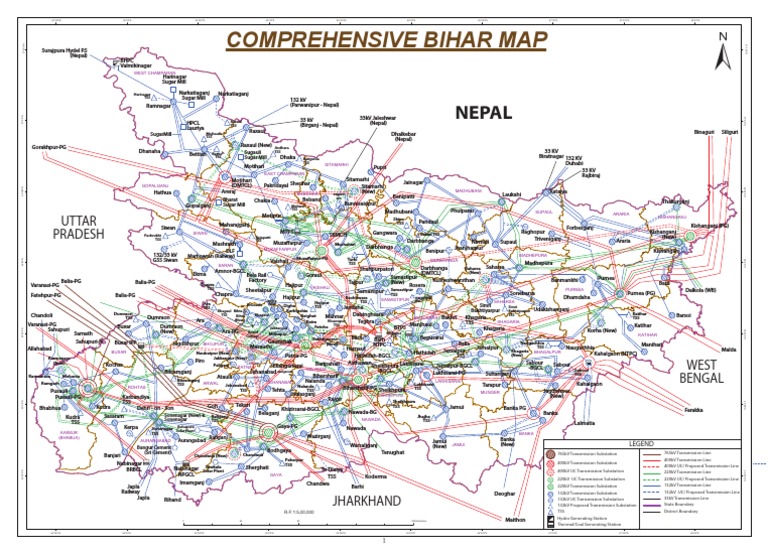 Bihar Power Map PDF Energy Technology Nature