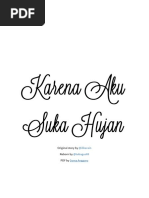 Karena Aku Suka Hujan (REBORN) by Ilikerain PDF | PDF