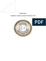 Seminar Paper Simulation - Libyan Government of National Accord