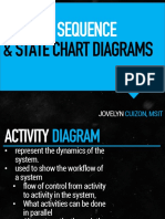 Activity Sequence and Statechart Diagrams