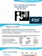 Functional and Non-Functional Requirements of An ATM