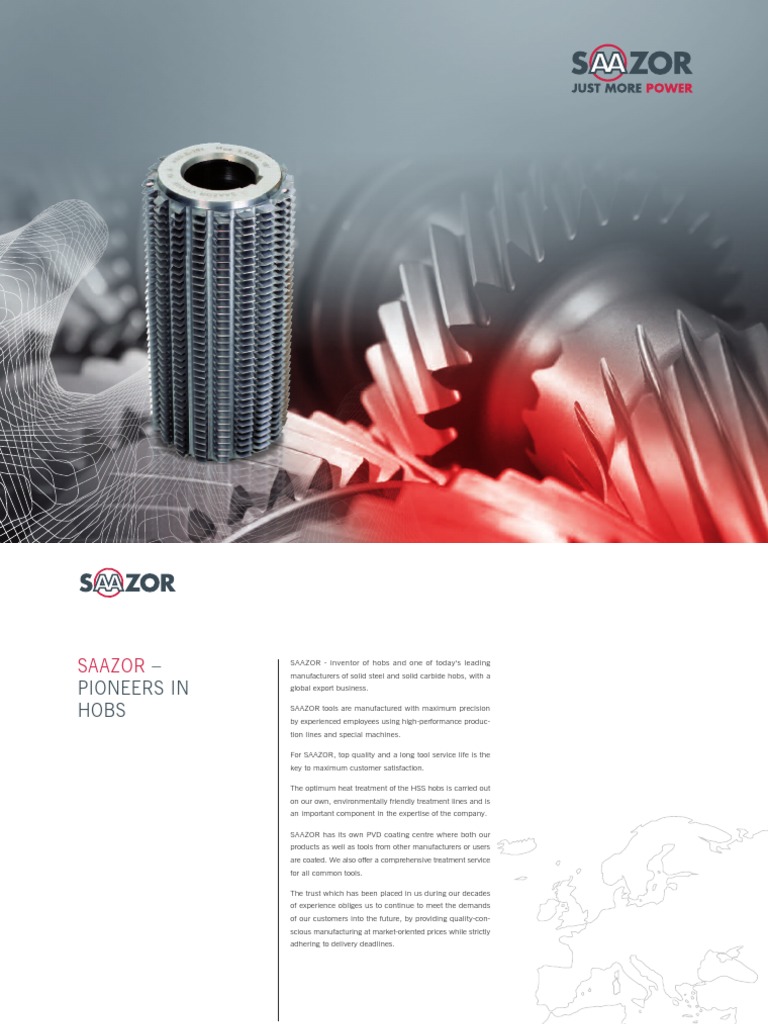 SAAZOR Katalog en PDF | PDF | Gear | Machining