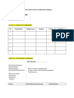 Format Penyusunan Program Kerja