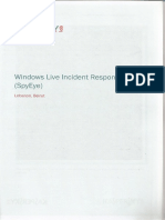 Windows Live Incident Reponse