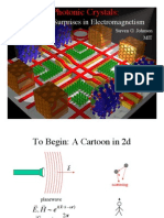 Periodic Surprises in Electromagnetism: Photonic Crystals