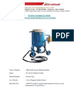 Offer For Portable Abrasive Blasting Machine