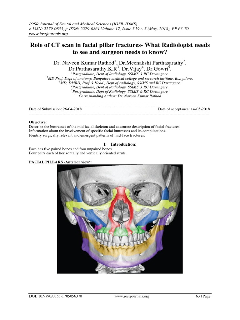 CT Scan Insights for Facial Fractures | PDF | Human Nose | Human Head ...