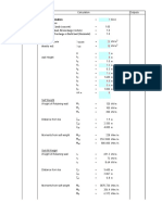 Retaining Wall Design9.0msls