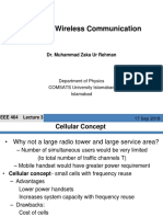 EEE 464 Wireless Communication: N I e L A B