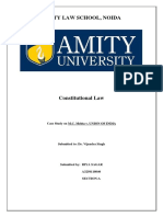 Amity Law School, Noida: Case Study On M.C. Mehta v. UNION OF INDIA