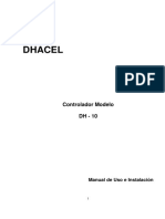 Controlador DHACEL DH-10 manual de uso e instalación