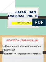 Kegiatan Dan Evaluasi PBL 3