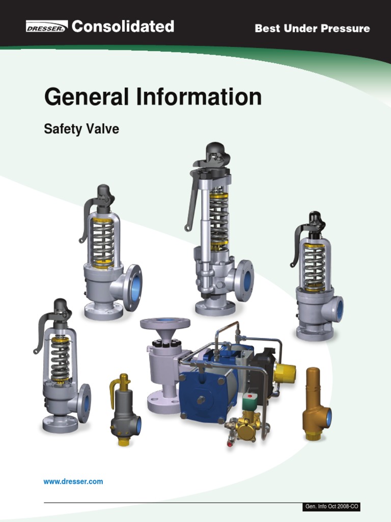 Safety Valve General Information Pdf Valve Boiler