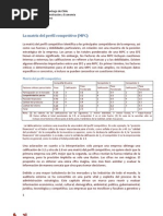 La Matriz Del Perfil Competitivo