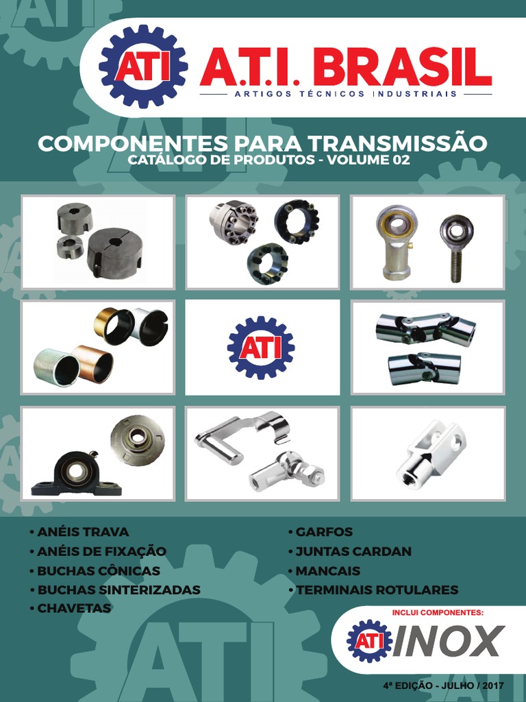 Componentes para Transmissão 2017 Julho Cmyk Final PDF | PDF | Grupos de  elementos químicos | Átomos