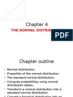 Normal Distribution Chapter Outline