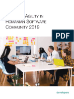 Study of Agility in the Romanian Software Community 2019