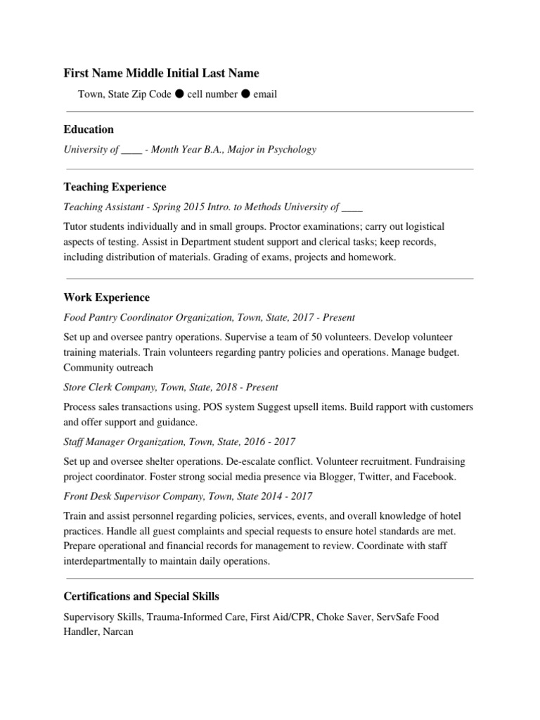 H.D.Bolton Resume Redacted PDF | PDF | Behavior Modification | Learning
