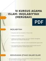 Ciri-Ciri Kursus Agama Islam