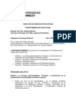 Guía de Estudio - Psicología Clínica II - Año 2017